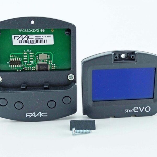 کلید تنظیمات با مانیتور SDK EVO اپراتور درب شیشه ای فک مدل A1000 / A1400